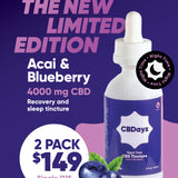 2 pack Night Time Tincture 4000mg