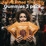 3 pack-Tangerine Relax & Relief CBD Gummies 625mg